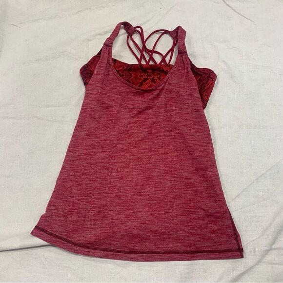 Adidas Zella Lululemon Athleta Sz S Padded Sports bra Tank Top Tee Lot of 6 - Picture 3 of 8